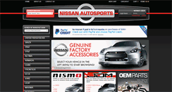 Desktop Screenshot of nissanautosports.com